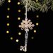 Glitter Acrylic Christmas Tree Ornaments Set – Elegant Transparent Hanging Decorations With Shimmering Sequins_voghion.com