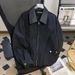 Workwear Jacket Men Deconstruction Patchwork Lapel Trend Loose And Simple Black Executive Jacket_voghion.com