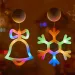 Christmas Window Lights, Battery Powered, Snowflake & Jingle Bell & Stocking Shaped With Suction Cup For Xmas, Holiday, Decor_voghion.com