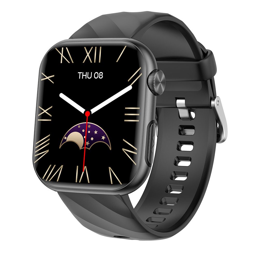 Unisex Smart Watch With AMOLED Display – ECG/PPG Health Monitoring, Bluetooth Calling, Blood Glucose & Blood Pressure Tracking_voghion.com