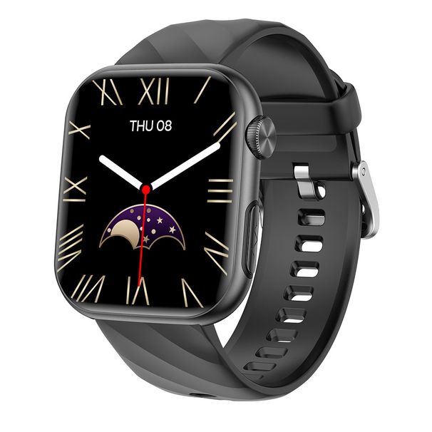 Unisex Smart Watch With AMOLED Display – ECG/PPG Health Monitoring, Bluetooth Calling, Blood Glucose & Blood Pressure Tracking_voghion.com