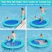 Inflatable Platform Round Swimming Pool Anti-Drowning Sea Row Water Play Entertainment Floating Board_voghion.com