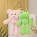 Bolsa colgante de rana de peluche de juguete panda gigante llavero colgante decoración muñeca máquina de agarre actividad pequeño regalo_voghion.com