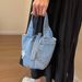 Nuova borsa tote in denim pratica in stile coreano per donna, borsa di nicchia alla moda, borsa piccola versatile_voghion.com