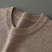 Autumn winter new solid color business casual round neck pullover base men's loose and warm plus size knitted sweater_voghion.com