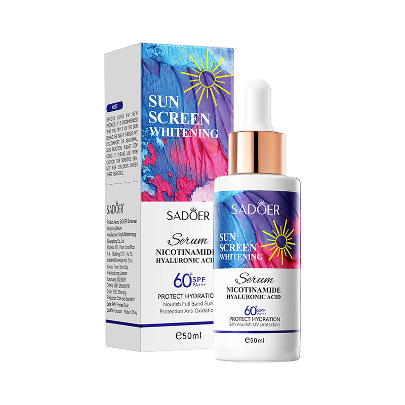 Full English SADOER Whitening Essence Refreshing Non-Greasy Sunscreen Serum_voghion.com