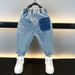 Abbigliamento per bambini Pantaloni in denim con coulisse non elastici per ragazzi primavera e autunno nuovi pantaloni versatili per bambini belli di stile_voghion.com