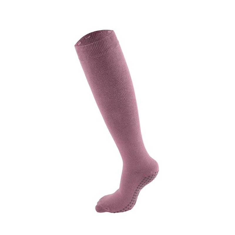 Cotton Mid Sole Anti Slip Calf Socks, Fitness Yoga Dance Sports Socks_voghion.com