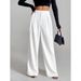 Women's Clothing Casual Pants For Women Spring And Autumn New All Match Straight Drape Loose Wide Leg Long Pants_voghion.com
