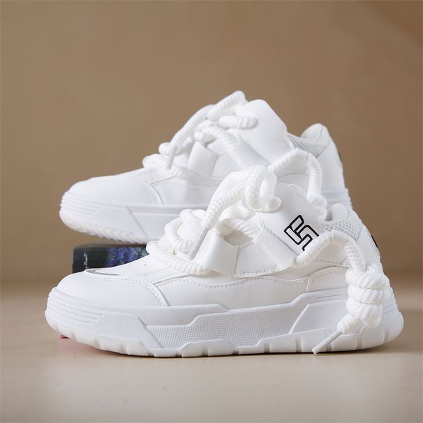 Baskets décontractées pour homme - Design rétro à brides croisées, cuir synthétique souple, chaussures basses respirantes pour un usage quotidien (noir, blanc, gris, bleu)_voghion.com