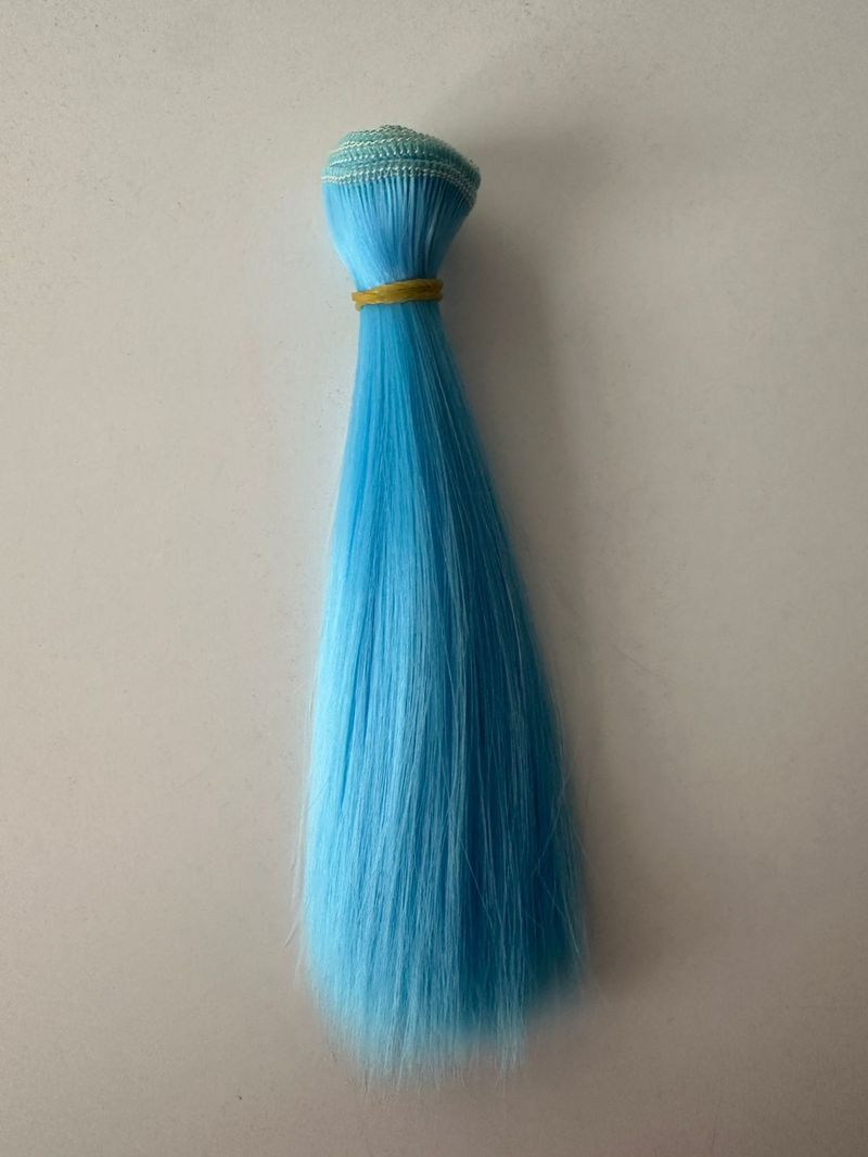 DIY Cartoon Doll Cotton Doll Wig, High Temperature Silk Straight Hair Row Height 15 Cm Wide 1 Meter, DIY Handmade Doll Wig_voghion.com
