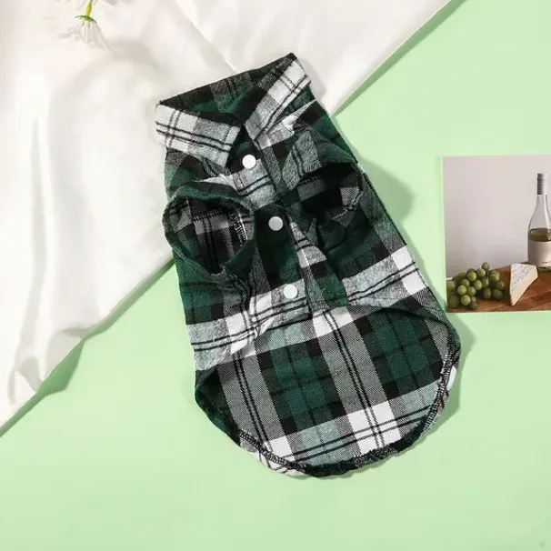 WANGMEOW Karierter Mantel für Katzen von PawParty Store_voghion.com