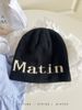 Hat Women's Spring And Autumn New Loose Large Head Circumference Knitted Hat Letter Thin All Match Cold Hat Baotou Hat Men's Trend_voghion.com