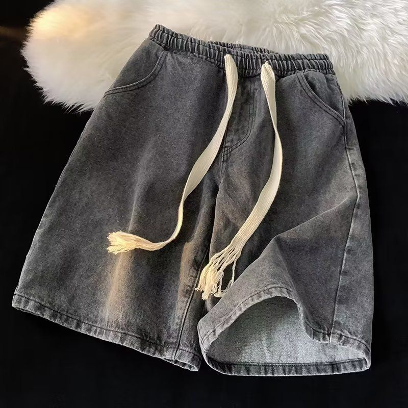 Men's Clothing Men's Summer Thin New Straight Loose Five Point Pants Cool Outer Wear Big Pants_voghion.com