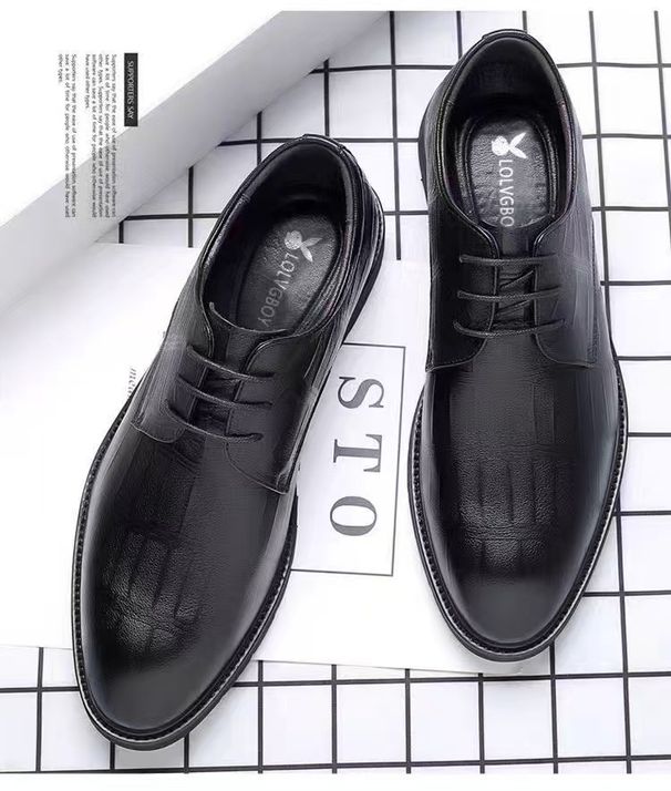 2025 Summer New Spring And Autumn British Style Business Formal Leather For Men With Hidden Wedge, Casual Versatile_voghion.com