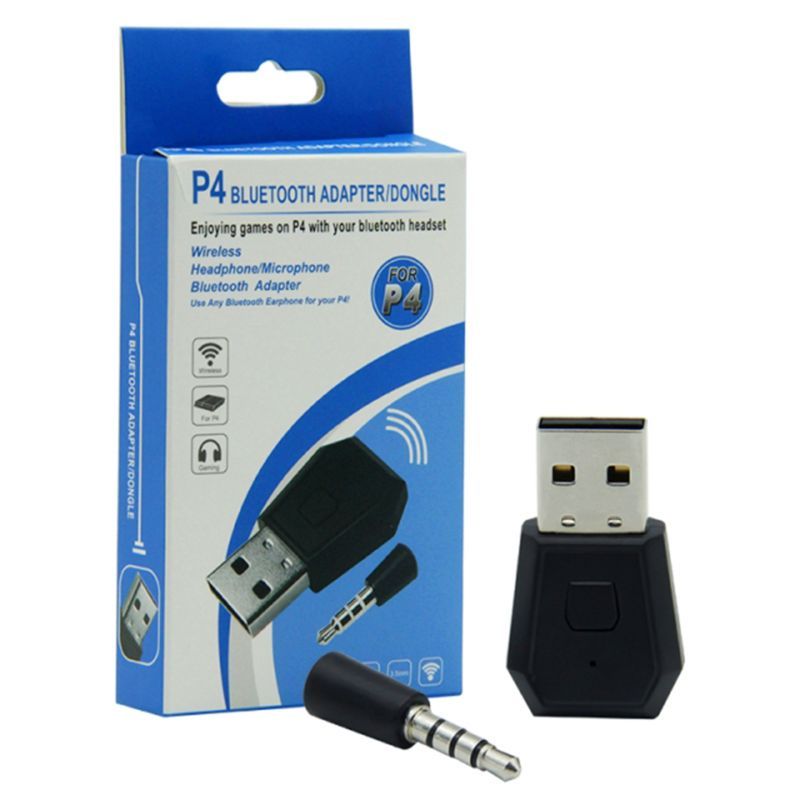 Bezvadu Bluetooth 4.0 adapteris PS4 spēļu vadības pultij, spēļu kontrolierim, konsoles austiņām, USB adapterim Playstation 4 kontrolierim_voghion.com