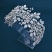 Bridal Headband Handmade Rhinestone Headband Headdress Heart Shaped Diamond Pressed Headband Shape Soft Headband_voghion.com