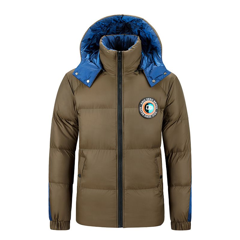 Men's Clothing New winter large size men's casual warm cotton coat plus velvet thickened multi pocket detachable hood cotton coat cotton clothes_voghion.com