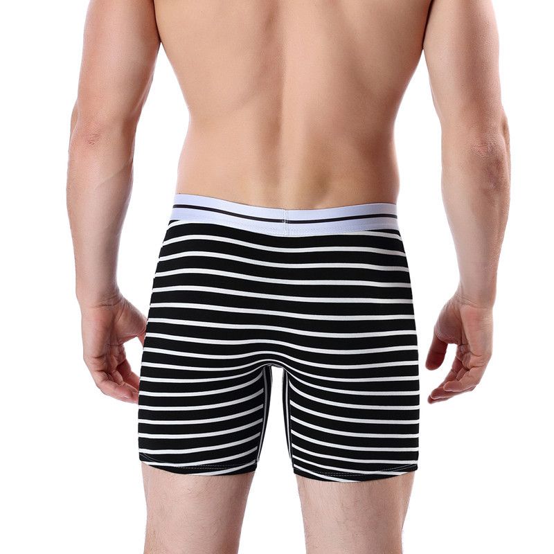Men's Underwear Men's cotton running boxers anti-wear leg plus size boxers_voghion.com