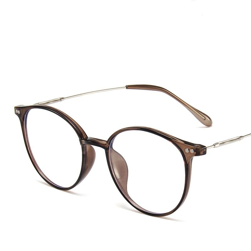 2025 Men And Women Round Anti Blue Glasses Computer Frame Optical Lenses New Arrival 2025_voghion.com