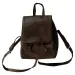 Same Style Compact Brown Backpack For Women Autumn Winter New Ins Simple Versatile Shoulder Bag_voghion.com