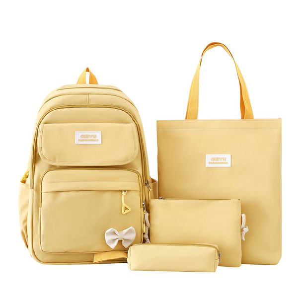 Set di zaini per bambini GUIYU - Zaino scolastico leggero in nylon con design traspirante, scomparti spaziosi e spallacci ergonomici per studenti delle elementari_voghion.com