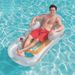 Surfboard Water Ride-On Beach Lounger Swimming Float Mattress Inflatable Floating Bed Island_voghion.com
