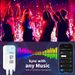 Bande lumineuse LED Tuya Wifi RGBIC étanche RGB lampe de décoration d'ambiance synchronisation de la musique application Smart Life fonctionne avec Alexa Google Home_voghion.com