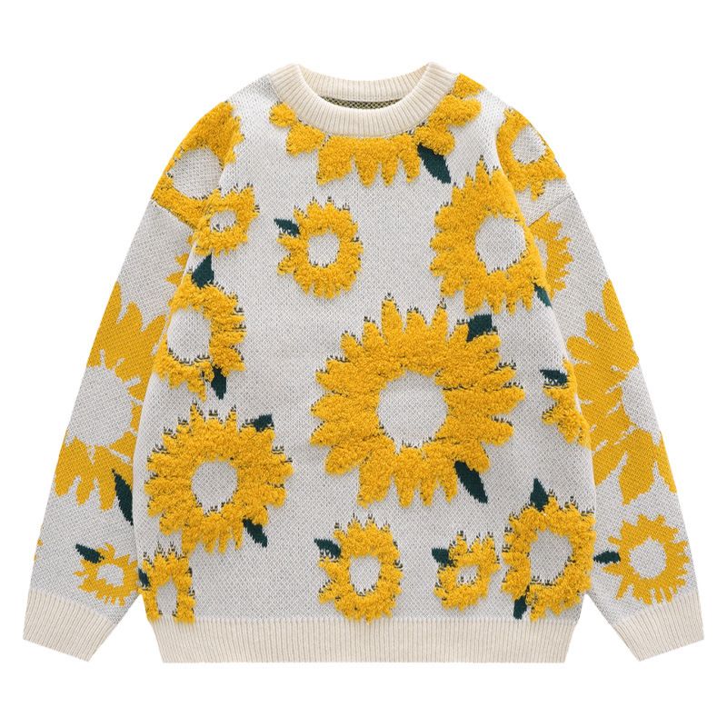 Unisex-Kleidung, atmungsaktiv, lässiger Pullover, lockere, übergroße, faule, sanfte Wollpulloverjacke_voghion.com