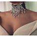 Bijoux de style rétro, collier à strass creux exagéré de style cour, chaîne de cou à franges en flanelle_voghion.com