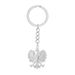 Portachiavi con stemma dell'aquila polacca - Accessorio decorativo in acciaio al titanio in stile nazionale retrò per uomini e donne_voghion.com