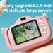【Haute qualité】 Nouvel appareil photo numérique pour enfants 2,4 pouces HD grand écran double dessin animé avec jouet flash_voghion.com