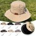 Fashion Bucket for Men Summer Outdoor Fishing Hiking Sunshade Sun Fisherman Hat Foldable Snapback UV Protection Male Safari Cap_voghion.com