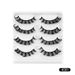 New 4 Pairs Pack Russian Big Volume False Fiber Curling Eyelashes Dense Natural_voghion.com