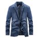 CT Dad's New Men's Middle-aged Stylish Slim Fit Spring Autumn Denim Jacket Business Casual Suit_voghion.com