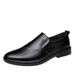 Euro Step Men's Breathable Casual British Style Business Leather Trendy Versatile Soft Sole Work Shoes_voghion.com