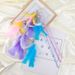 Long Fairy Tassel Toy High Interaction Cat Teaser Wand Multi-color Feather Straight Hair_voghion.com