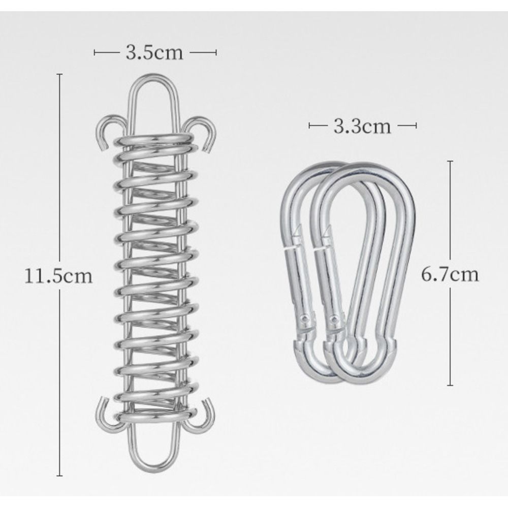 Tent Sterke wind Buiten kamperen Hoge sterkte stalen touw Zonnescherm Vaste veerhaak Gesp_voghion.com