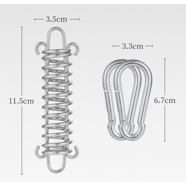 Tent Sterke wind Buiten kamperen Hoge sterkte stalen touw Zonnescherm Vaste veerhaak Gesp_voghion.com
