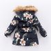 Kid's Clothing Foreign trade hand stuffed cotton girls mid length cotton coat winter new style baby cotton coat children's winter wear_voghion.com