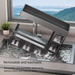 Kitchen Spice Household Multifunctional Seasoning Storage Rack No-Drill Wall-Mounted Multi-Layer Shelf_voghion.com