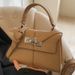 2025 New Simple Retro Women's Bag Fashion Casual Handheld Crossbody Small Square Bag Commuter Bag_voghion.com