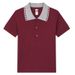 Kinder T-Shirt Langarm Baumwolle Weiß Revers Poloshirt für Jungen und Mädchen Grundschüler Mittel- und Oberstufe Schule Uni_voghion.com