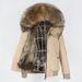 Women's Clothing New Style Parka Thickened Raccoon Fur Lining Detachable Real Fox Fur Large Fur Collar Jacket Fur Coat_voghion.com