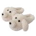 2021 Autumn Winter Cute Cartoon Cotton For Men And Women Indoor Warm Teddy Dog Slippers Full Coverage Thick Sole_voghion.com