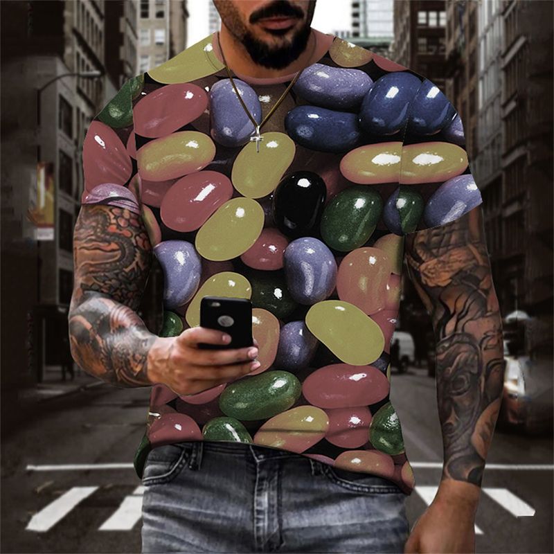 2023 sommer männer neue 3D gedruckt kurzarm T-shirt männer mode lässig T-shirt 3DT hemd coole streetwear_voghion.com