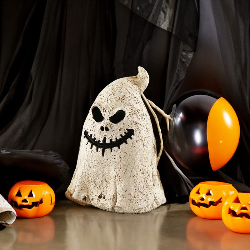 Cross-border New Pumpkin Head Ghost Halloween Scene Decoration Trendy Resin Ornaments Desktop Decorations Small Ornaments_voghion.com