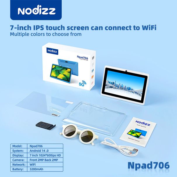 Npad706 tablet uczący maszynę 7-calowy WiFi YouTube Tablet dla dzieci PC_voghion.com