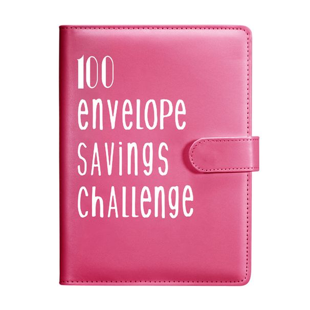 A5 Savings Challenge Notebook With 100-Day Cash Tracker – Motivational Money Planner For Couples & Individuals – Includes 25 Numbered Cards_voghion.com