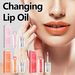 Color changing oil reduces lip lines, moisturizes, removes dead skin keratin, plump and multi colored lips_voghion.com